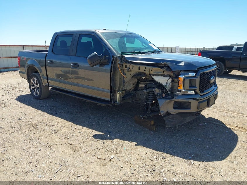 2019 Ford F-150 5.0 Xl grey Lot 111044853700 Vin 1FTEW1E5XKFD53151