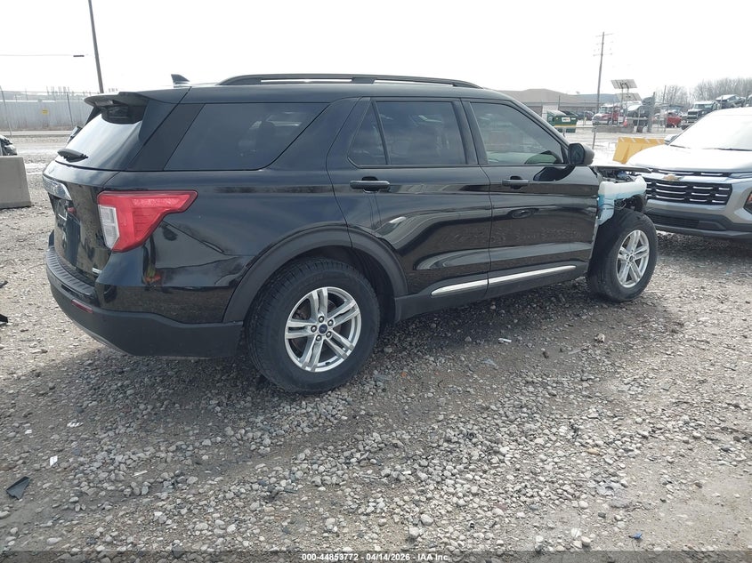2020 Ford Explorer 2.3 Xlt black Lot 111044853772 Vin 1FMSK8DH4LGD14081