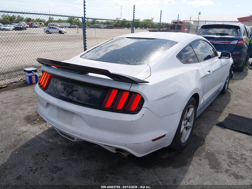2017 Ford Mustang 3.7 V6 white Lot 111044853788 Vin 1FA6P8AM8H5270023