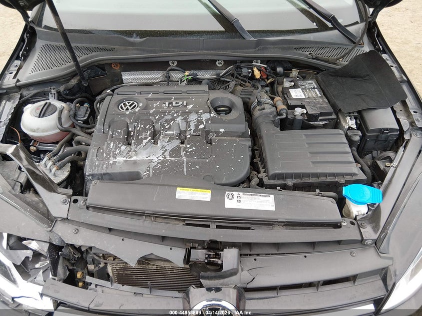 2015 Volkswagen Golf Tdi S 4-Door VIN: 3VW2A7AU2FM094708 Lot: 44853889