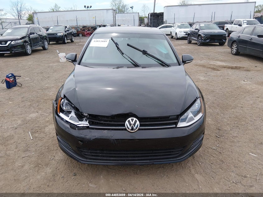 2015 Volkswagen Golf Tdi S 4-Door VIN: 3VW2A7AU2FM094708 Lot: 44853889