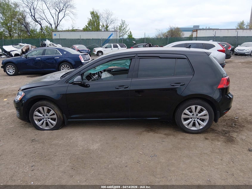 2015 Volkswagen Golf Tdi S 4-Door VIN: 3VW2A7AU2FM094708 Lot: 44853889