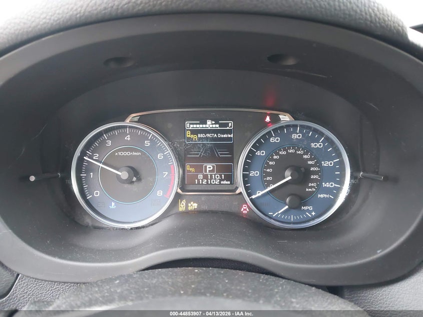 2016 Subaru Crosstrek 2.0I Premium VIN: JF2GPADC8G8237742 Lot: 44853907