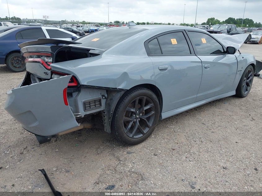 2022 Dodge Charger 5.7 R/T grey Lot 111044853993 Vin 2C3CDXCT2NH145421