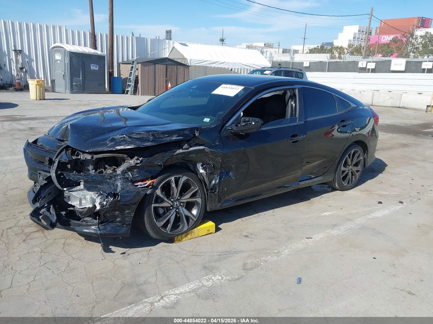 2021 Honda Civic 2.0 Sport black Lot 111044854022 Vin 2HGFC2F85MH511068