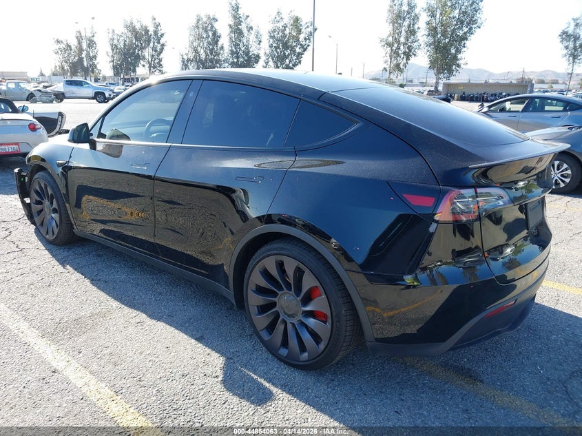 2022 Tesla Model y Performance Dual Motor All-Wheel Drive black Lot 111044854063 Vin 7SAYGDEF1NF347920