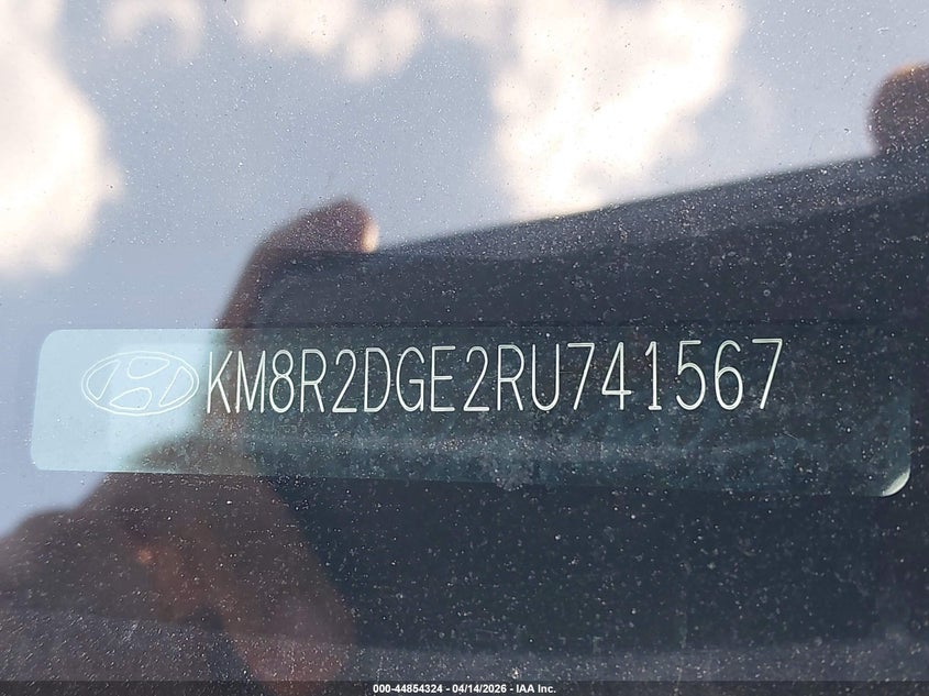 2024 Hyundai Palisade Sel VIN: KM8R2DGE2RU741567 Lot: 44854324