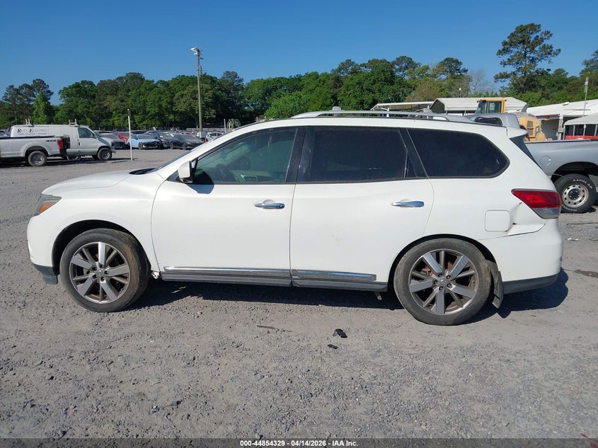 2014 Nissan Pathfinder 3.5 Platinum beige Lot 111044854329 Vin 5N1AR2MN0EC692404