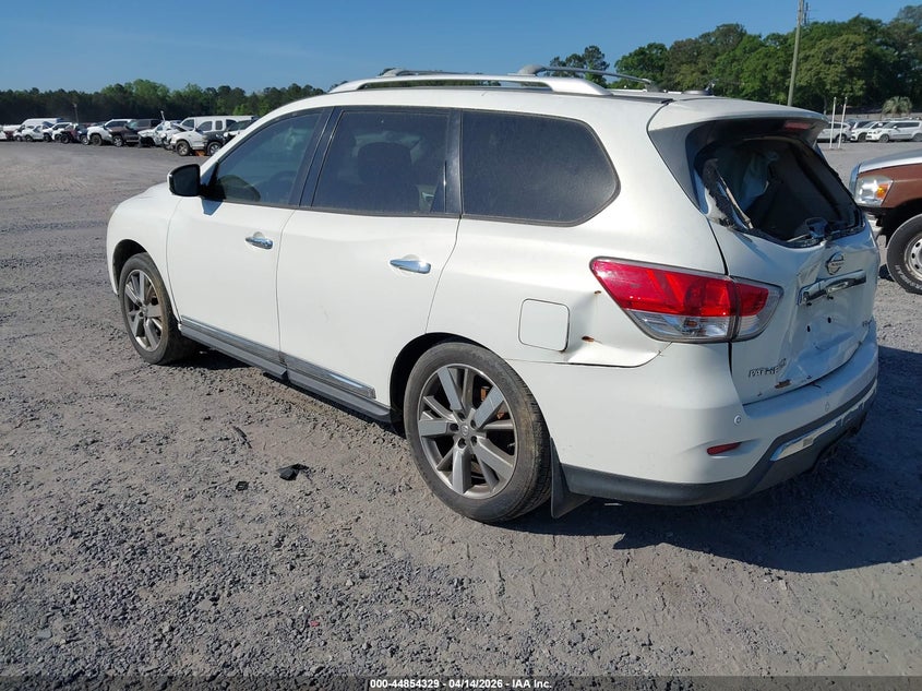 2014 Nissan Pathfinder 3.5 Platinum beige Lot 111044854329 Vin 5N1AR2MN0EC692404