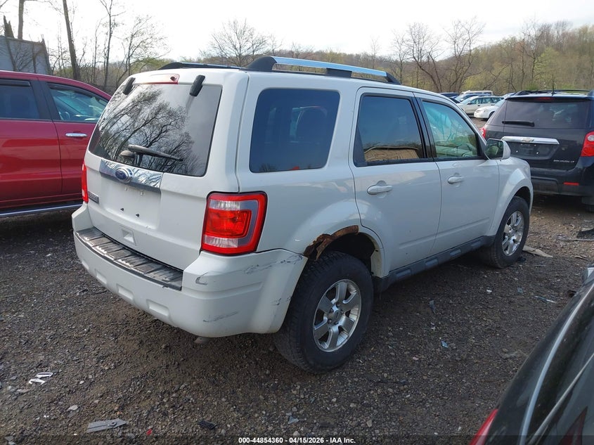 Vin: 1fmcu9e74bkc08428, lot: 45351668, ford escape limited 20114