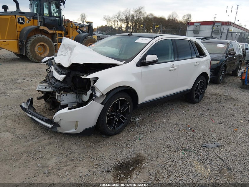 2013 Ford Edge 3.5 Sel white Lot 111044854404 Vin 2FMDK4JC4DBC51731