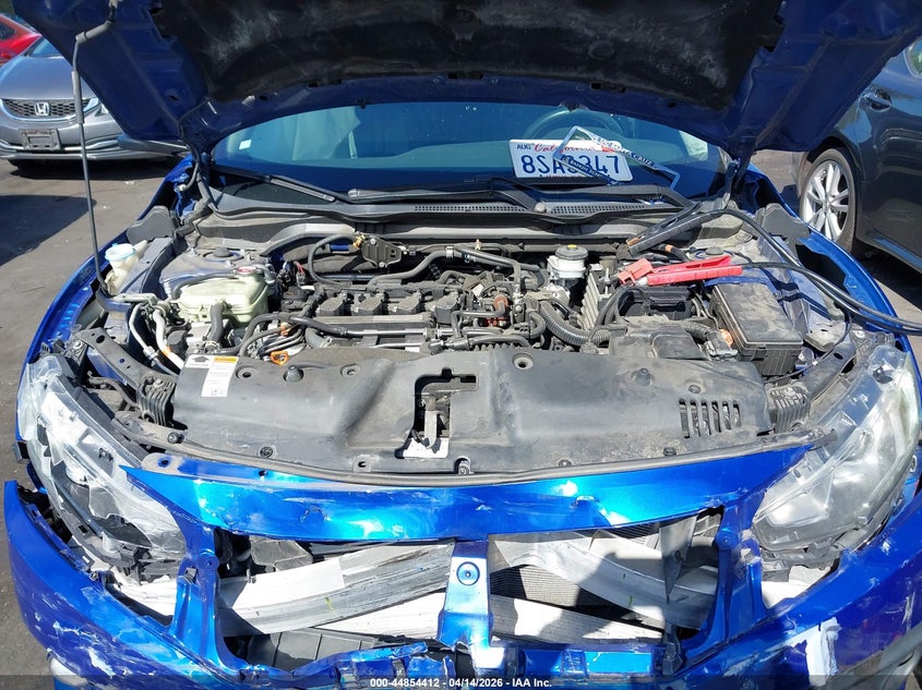 2017 Honda Civic 1.5 Ex-L blue Lot 111044854412 Vin 2HGFC1F75HH649345