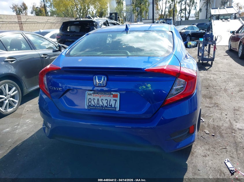 2017 Honda Civic 1.5 Ex-L blue Lot 111044854412 Vin 2HGFC1F75HH649345