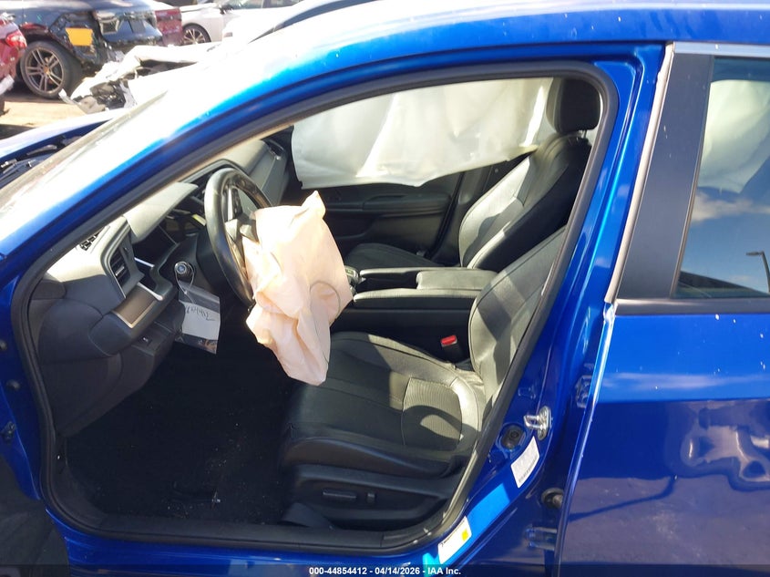 2017 Honda Civic 1.5 Ex-L blue Lot 111044854412 Vin 2HGFC1F75HH649345