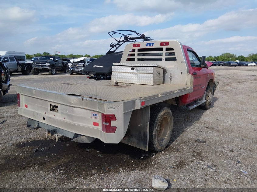 2019 Ram 3500 Ram Chassis Tradesman/Slt red Lot 111044854420 Vin 3C7WRTAL2KG693469