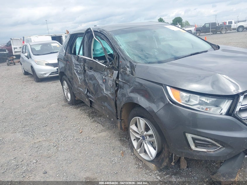 2017 Ford Edge 2.0 Sel grey Lot 111044854424 Vin 2FMPK3J9XHBC03104