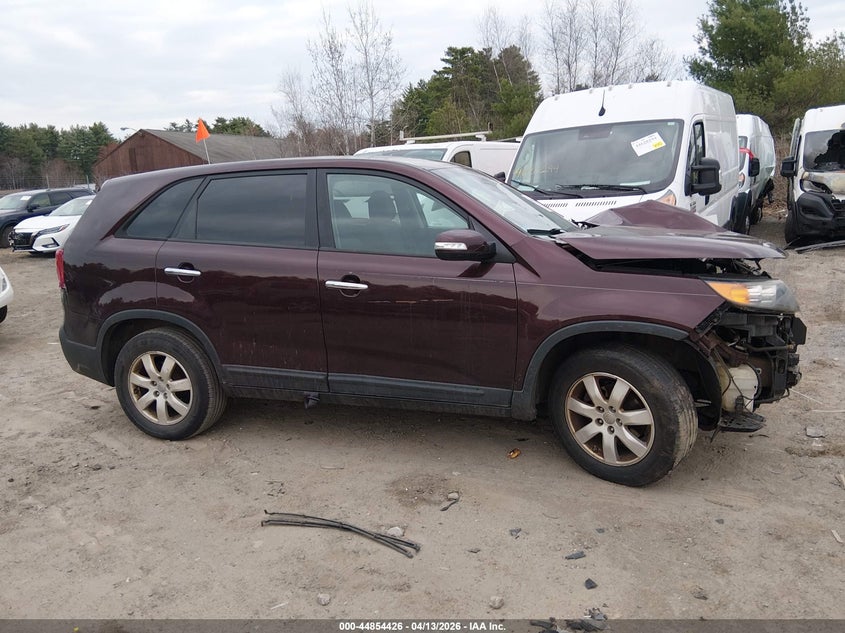 2013 Kia Sorento Lx VIN: 5XYKT3A14DG346092 Lot: 44854426