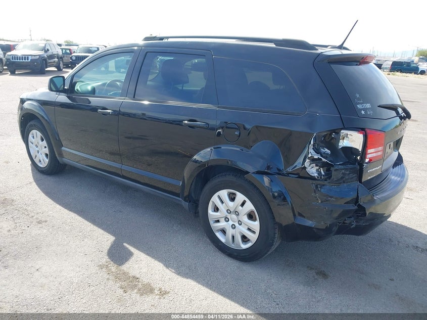2017 Dodge Journey 2.4 Se black Lot 111044854459 Vin 3C4PDCABXHT508351