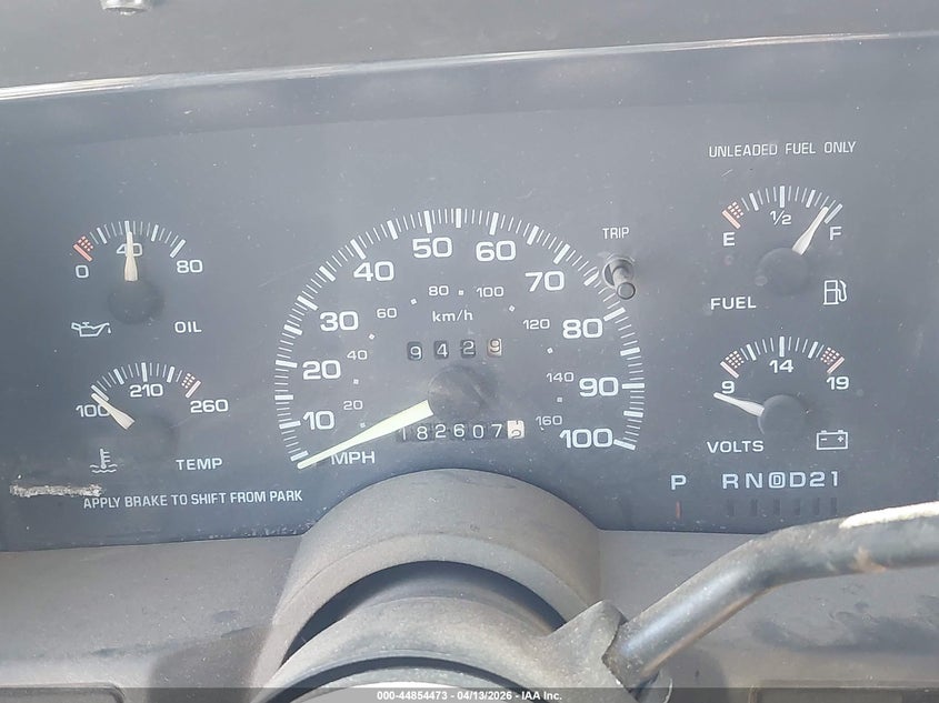 1995 Chevrolet Astro VIN: 1GNDM19W9SB262293 Lot: 44854473