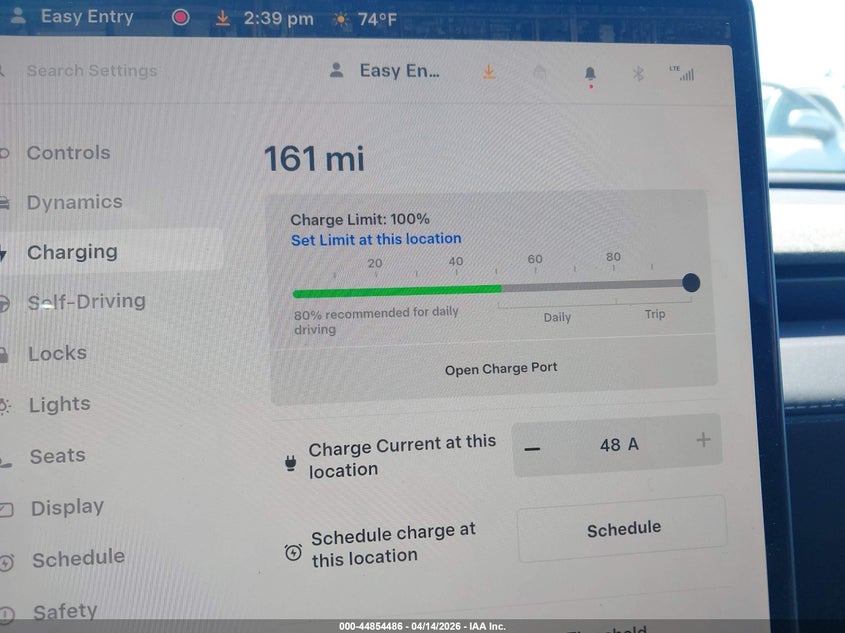 2026 Tesla Model y All-Wheel Drive/Long Range Launch Series/Premium All-Wheel Drive blue Lot 111044854486 Vin 7SAYGDEE0TF369007