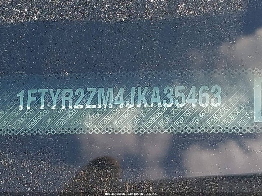 1FTYR2ZM4JKA35463 2018 Ford Transit 3.7 -250 white