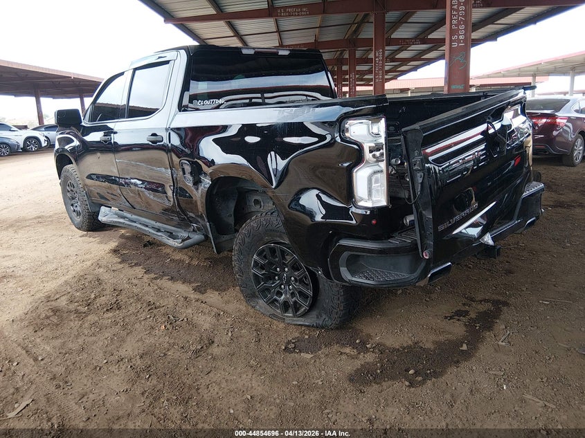 2020 Chevrolet Silverado 6.2 1500 4Wd Short Bed Custom Trail Boss black Lot 111044854696 Vin 1GCPYCEL1LZ355979