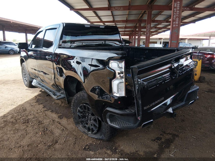 2020 Chevrolet Silverado 6.2 1500 4Wd Short Bed Custom Trail Boss black Lot 111044854696 Vin 1GCPYCEL1LZ355979