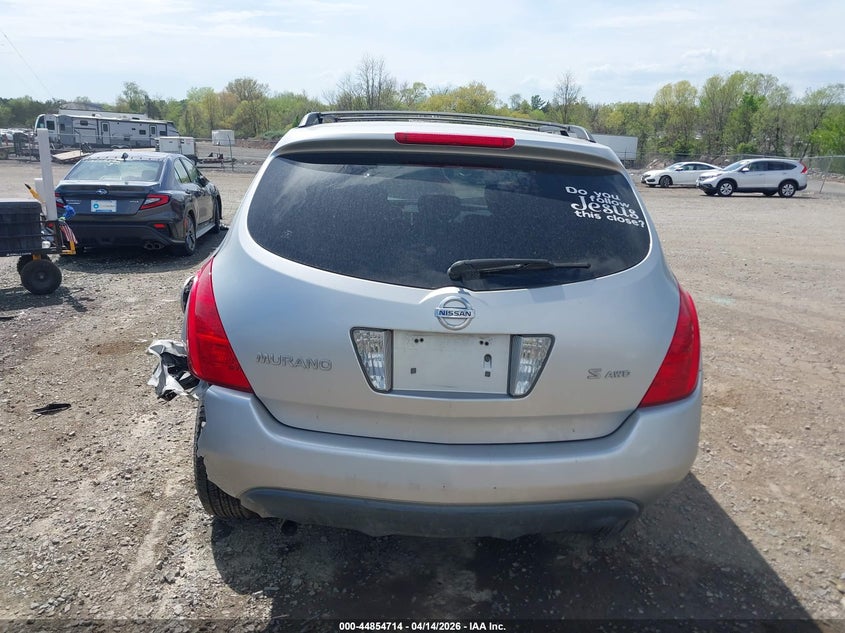2005 Nissan Murano S VIN: JN8AZ08W75W432080 Lot: 44854714