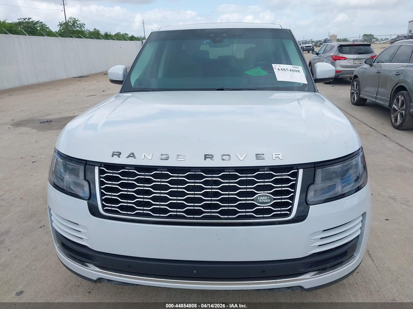2019 Land rover RANGE ROVER 5.0 5.0l V8 Supercharged White Lot 111044854808 Vin SALGS5RE3KA532756
