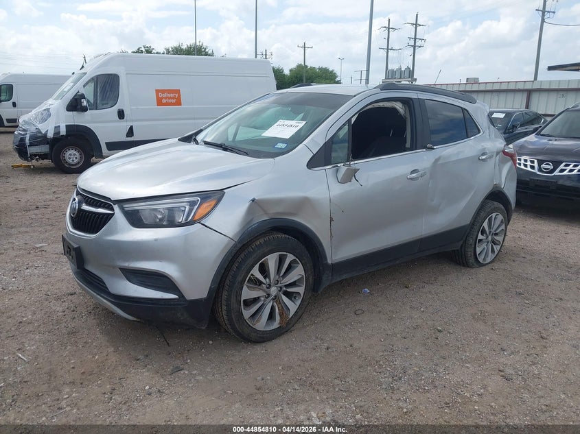 2020 Buick Encore 1.4 Fwd Preferred silver Lot 111044854810 Vin KL4CJASB7LB335323