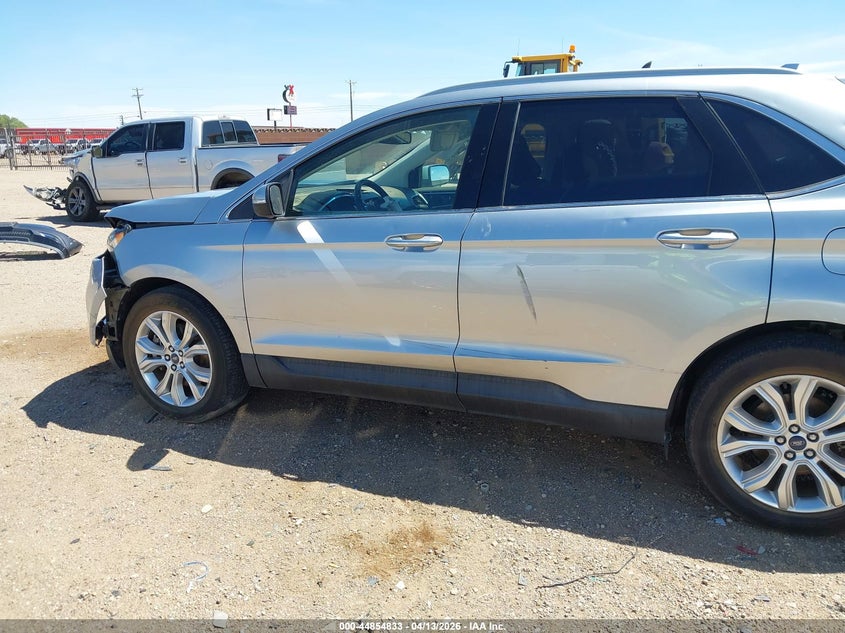 2020 Ford Edge 2.0 Titanium silver Lot 111044854833 Vin 2FMPK4K95LBA72404