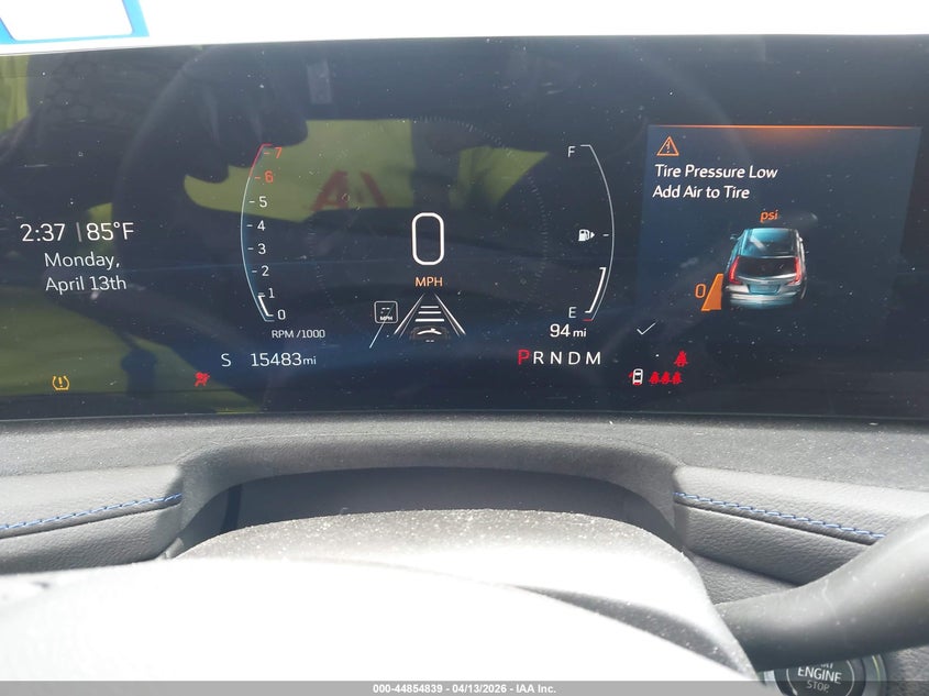 2025 Cadillac Xt4 Fwd Sport VIN: 1GYFZER42SF111016 Lot: 44854839