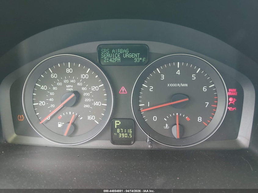 2010 Volvo S40 2.4I VIN: YV1382MS1A2497640 Lot: 44854881