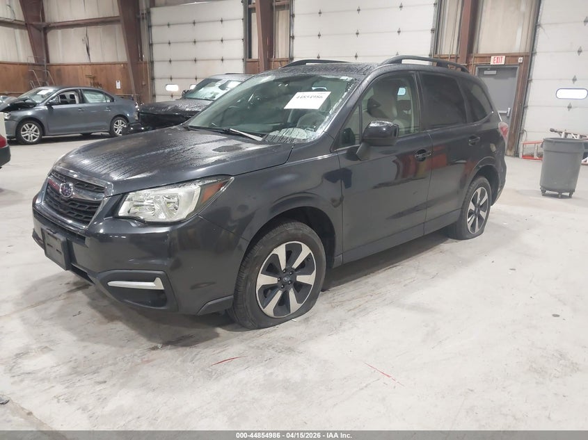 2018 Subaru Forester 2.5 2.5I Premium grey Lot 111044854986 Vin JF2SJAEC9JH615147