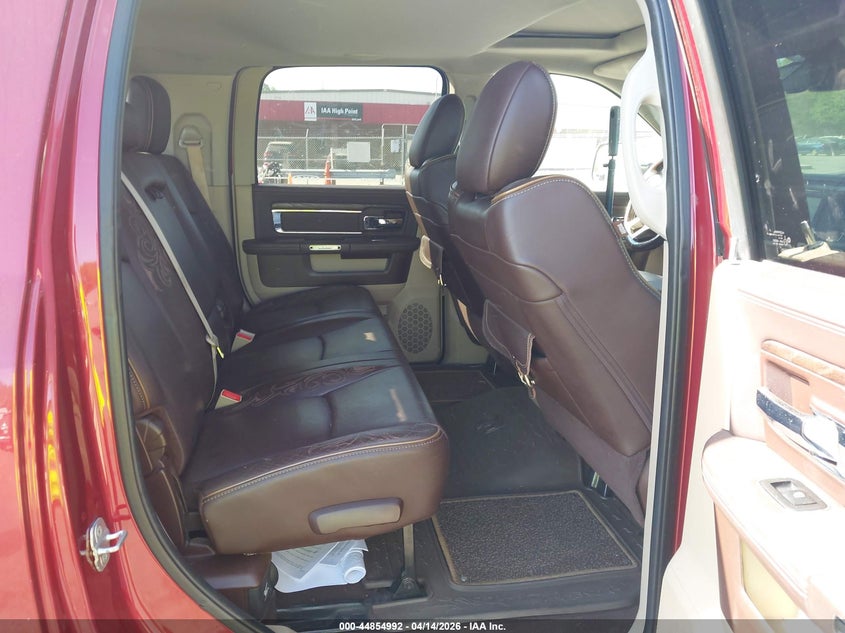 2014 Ram 2500 6.7 Longhorn Red Lot 111044854992 Vin 3C6UR5PLXEG129202