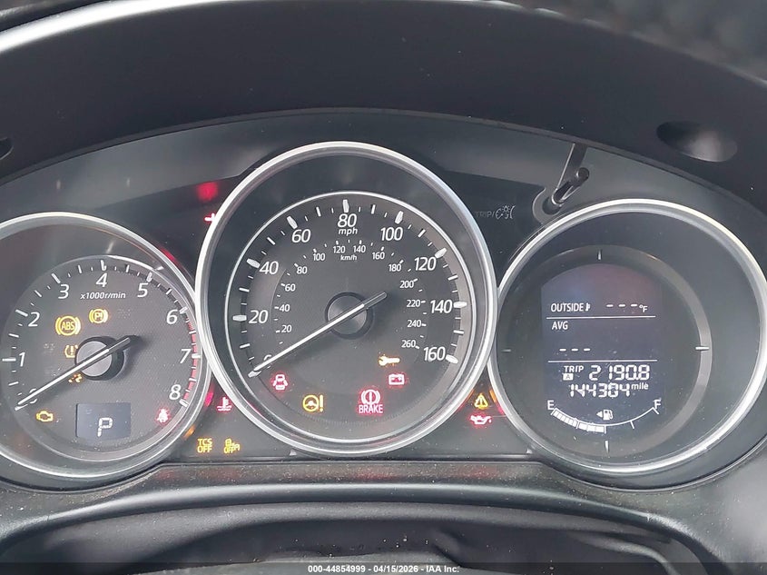 2016 Mazda Cx-5 Touring VIN: JM3KE2CY4G0619743 Lot: 44854999