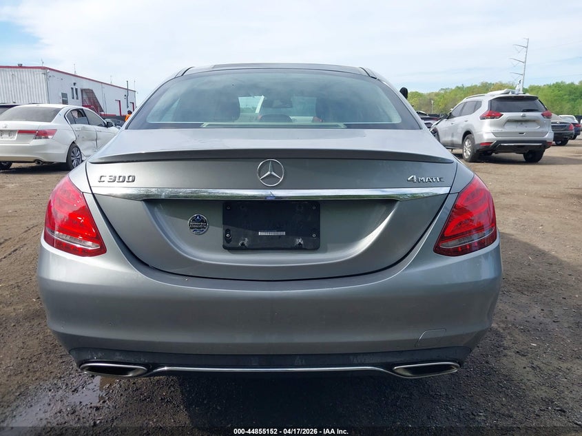 2016 Mercedes-Benz C 300 4Matic VIN: 55SWF4KB7GU136988 Lot: 44855152