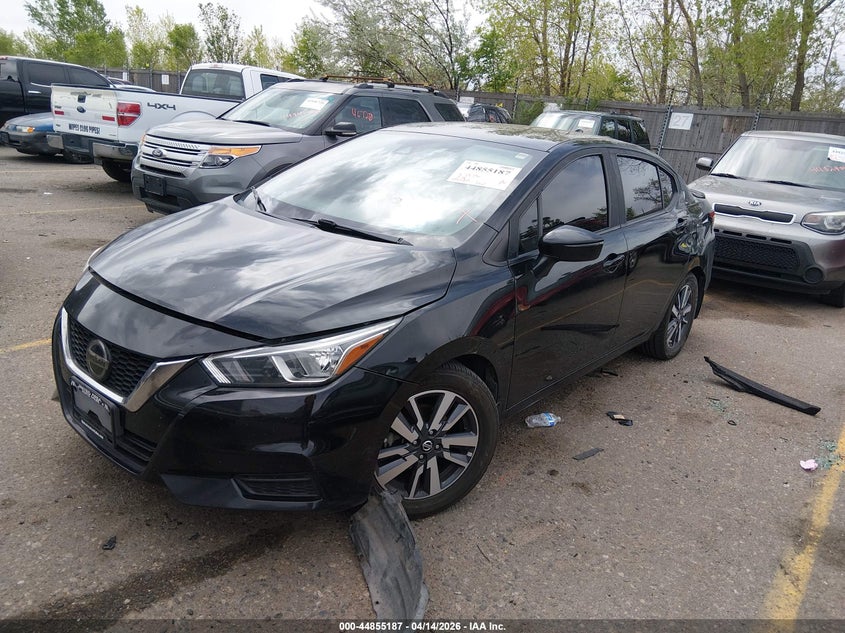 2020 Nissan Versa 1.6 Sv Xtronic Cvt black Lot 111044855187 Vin 3N1CN8EV6LL851229