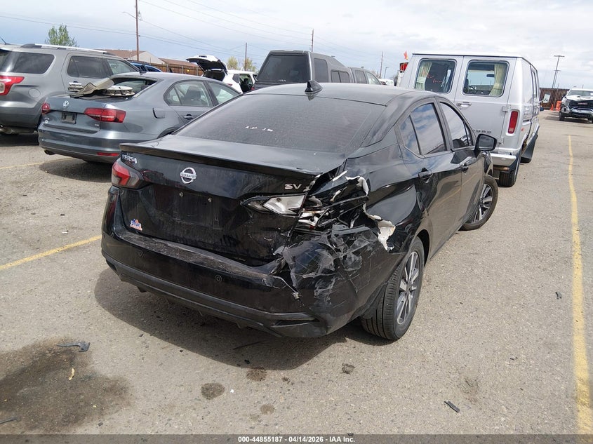 2020 Nissan Versa 1.6 Sv Xtronic Cvt black Lot 111044855187 Vin 3N1CN8EV6LL851229