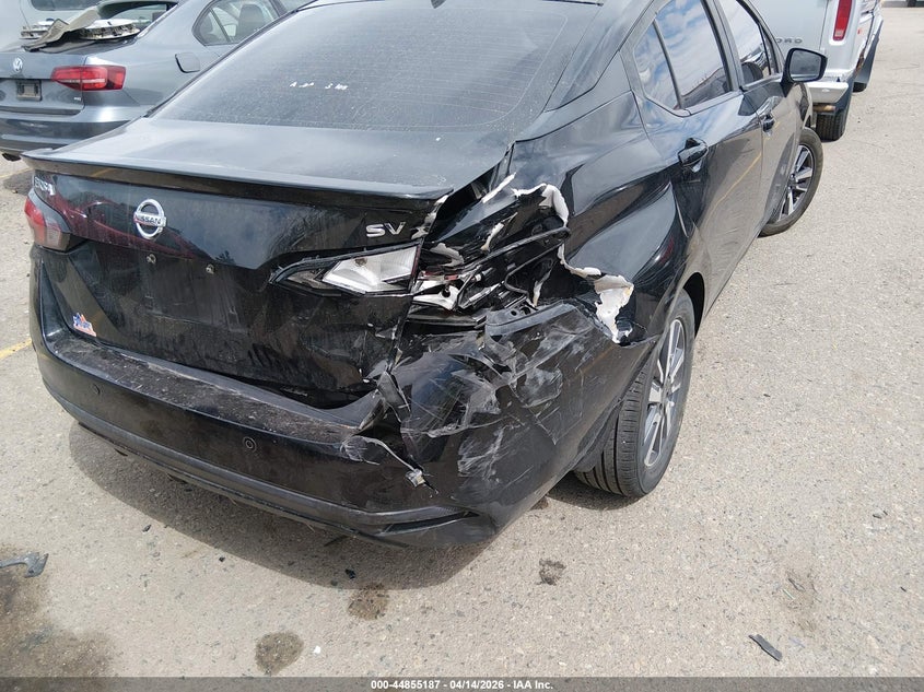 2020 Nissan Versa 1.6 Sv Xtronic Cvt black Lot 111044855187 Vin 3N1CN8EV6LL851229