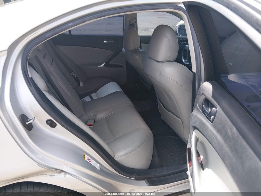 2007 Lexus Is 250 VIN: JTHBK262272049897 Lot: 44855201