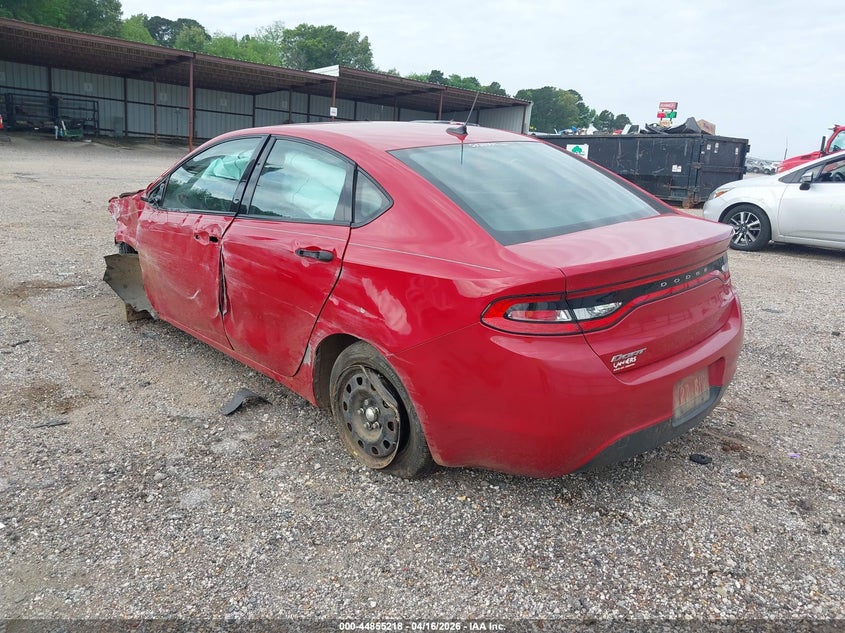 2013 Dodge Dart 2.0 Se red Lot 111044855218 Vin 1C3CDFAA0DD119469