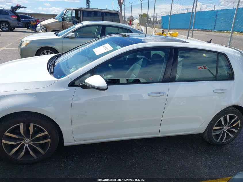 2015 Volkswagen Golf Tsi Se 4-Door VIN: 3VW217AU1FM051073 Lot: 44855323