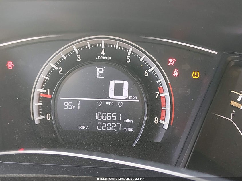 2016 Honda Civic Lx VIN: 19XFC2F51GE065005 Lot: 44855336