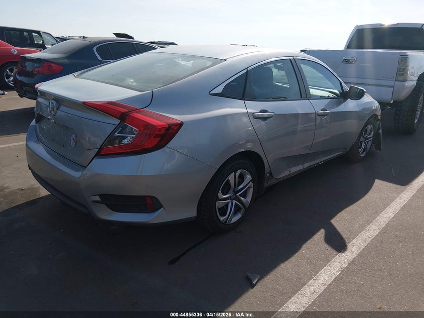 2016 Honda Civic 2.0 Lx silver Lot 111044855336 Vin 19XFC2F51GE065005