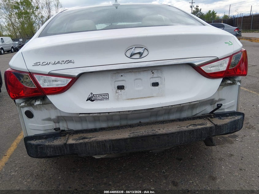 2012 Hyundai Sonata 2.4 Gls white Lot 111044855339 Vin 5NPEB4AC6CH392828