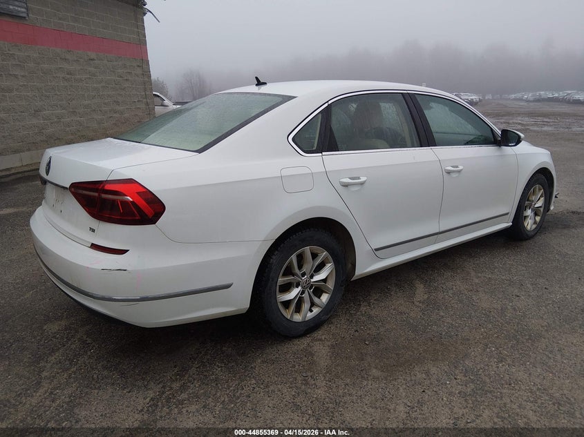 2017 Volkswagen Passat 1.8 1.8T S white Lot 111044855369 Vin 1VWAT7A35HC083168
