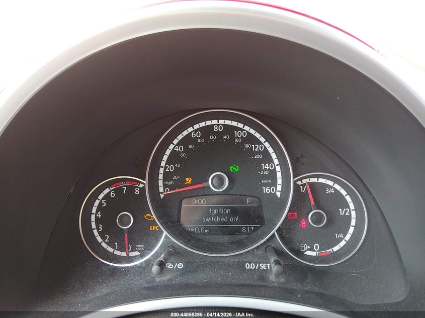 2013 Volkswagen Beetle 2.5L VIN: 3VW5P7AT5DM817774 Lot: 44855395