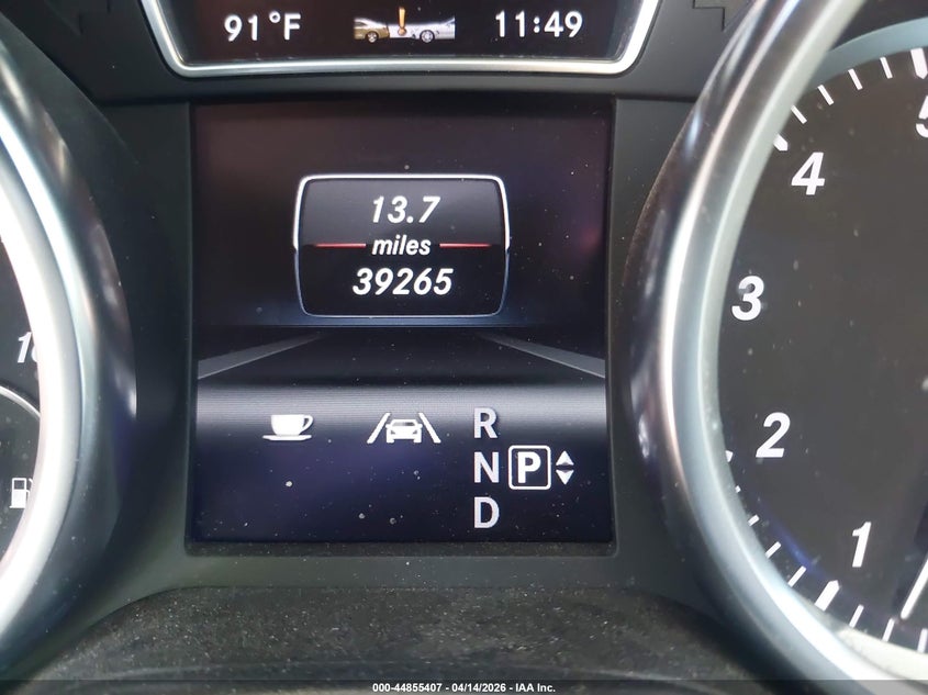 2013 Mercedes-Benz Ml 350 VIN: 4JGDA5JB4DA203982 Lot: 44855407