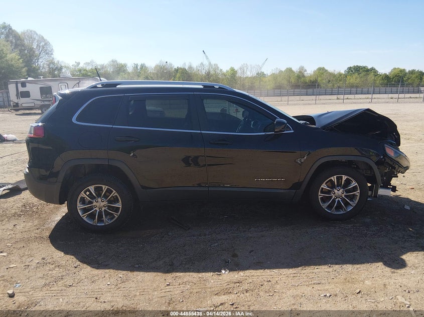 2020 Jeep Cherokee 2.4 Latitude Plus Fwd black Lot 111044855438 Vin 1C4PJLLB9LD634124